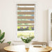 Zebra Blind zandbruin 65x100 cm stofbreedte 60,9 cm polyester