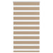 Zebra Blind 70x100 cm stofbreedte 65,9 cm polyester zandbruin