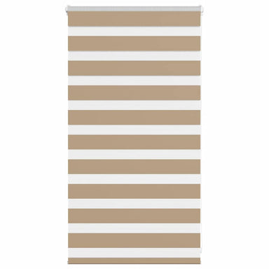 Zebra Blind 75x100 cm stofbreedte 70,9 cm polyester zandbruin