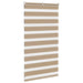 Zebra Blind 80x100 cm stofbreedte 75,9 cm polyester zandbruin