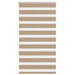 Zebra Blind 85x100 cm stofbreedte 80,9 cm polyester zandbruin