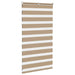 Zebra Blind 85x100 cm stofbreedte 80,9 cm polyester zandbruin