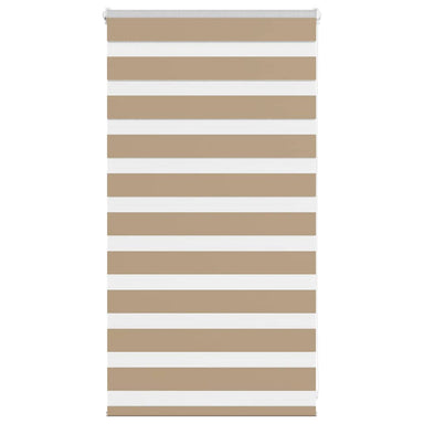 Zebra Blind 90x100 cm stofbreedte 85,9 cm polyester zandbruin