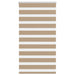 Zebra Blind 90x100 cm stofbreedte 85,9 cm polyester zandbruin
