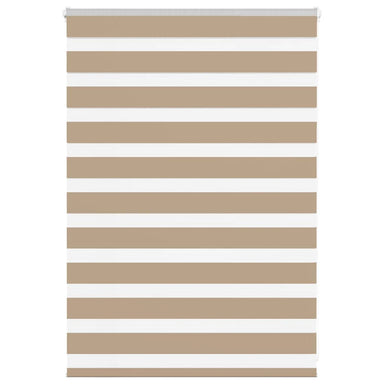 Zebra Blind 95x100 cm stofbreedte 90,9 cm polyester zandbruin