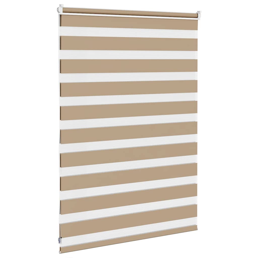 Zebra Blind 95x100 cm stofbreedte 90,9 cm polyester zandbruin