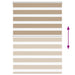 Zebra Blind 100x100 cm stofbreedte 95,9 cm polyester zandbruin