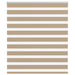 Zebra Blind 120x100 cm stofbreedte 115,9 cm polyester zandbruin