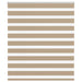 Zebra Blind 125x100 cm stofbreedte 120,9 cm polyester zandbruin