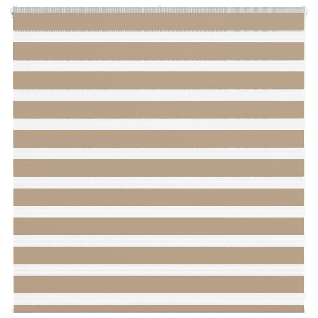 Zebra Blind 140x100 cm stofbreedte 135,9 cm polyester zandbruin