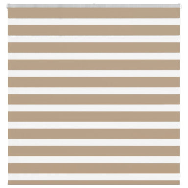 Zebra Blind 145x100 cm stofbreedte 140,9 cm polyester zandbruin
