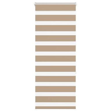 Zebra Blind 55x150 cm stofbreedte 50,9 cm polyester zandbruin