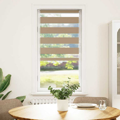 Zebra Blind zandbruin 65x150 cm stofbreedte 60,9 cm polyester