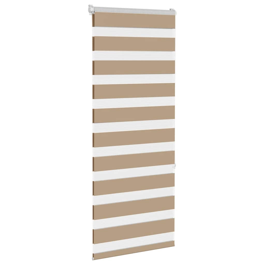 Zebra Blind zandbruin 65x150 cm stofbreedte 60,9 cm polyester