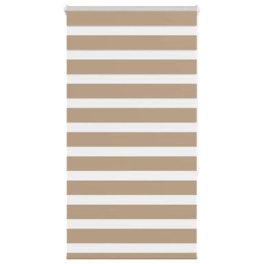 Zebra Blind 80x150 cm stofbreedte 75,9 cm polyester zandbruin