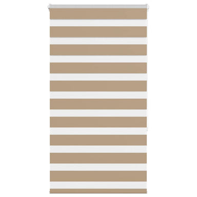 Zebra Blind 85x150 cm stofbreedte 80,9 cm polyester zandbruin