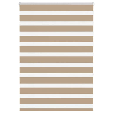Zebra Blind 95x150 cm stofbreedte 90,9 cm polyester zandbruin