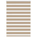 Zebra Blind 100x150 cm stofbreedte 95,9 cm polyester zandbruin