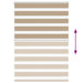 Zebra Blind 100x150 cm stofbreedte 95,9 cm polyester zandbruin