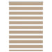 Zebra Blind 105x150 cm stofbreedte 100,9 cm polyester zandbruin