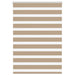 Zebra Blind 110x150 cm stofbreedte 105,9 cm polyester zandbruin