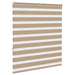 Zebra Blind 125x150 cm stofbreedte 120,9 cm polyester zandbruin