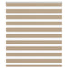 Zebra Blind 135x150 cm stofbreedte 130,9 cm polyester zandbruin