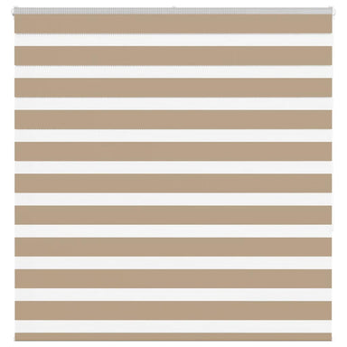 Zebra Blind 145x150 cm stofbreedte 140,9 cm polyester zandbruin