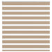 Zebra Blind 150x150 cm stofbreedte 145,9 cm polyester zandbruin