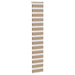 Zebra Blind 40x200 cm stofbreedte 35,9 cm polyester zandbruin