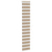 Zebra Blind 45x200 cm stofbreedte 40,9 cm polyester zandbruin