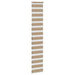 Zebra Blind 45x200 cm stofbreedte 40,9 cm polyester zandbruin