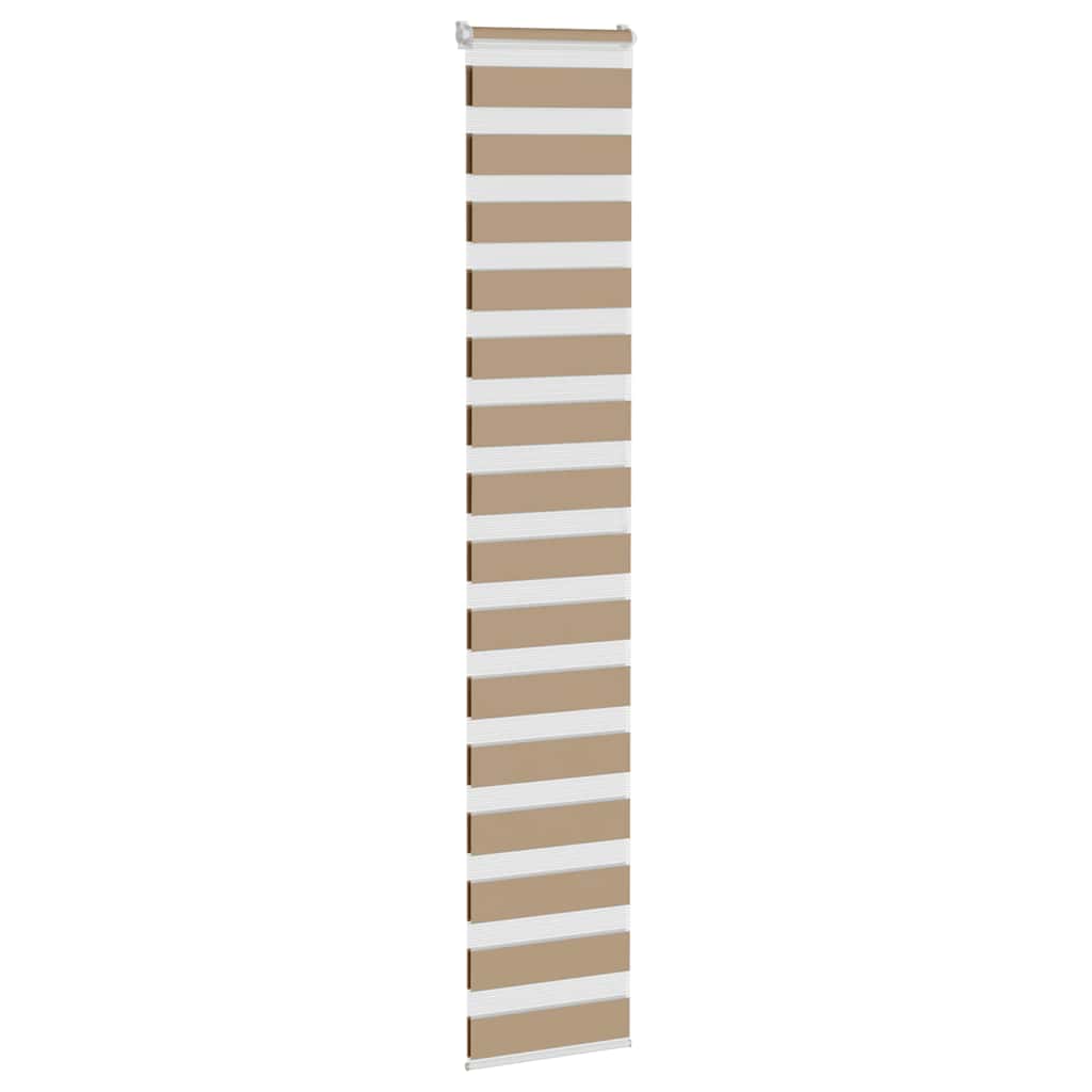 Zebra Blind 50x200 cm stofbreedte 55,9 cm polyester zandbruin