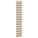 Zebra Blind 50x200 cm stofbreedte 55,9 cm polyester zandbruin