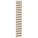 Zebra Blind 50x200 cm stofbreedte 55,9 cm polyester zandbruin