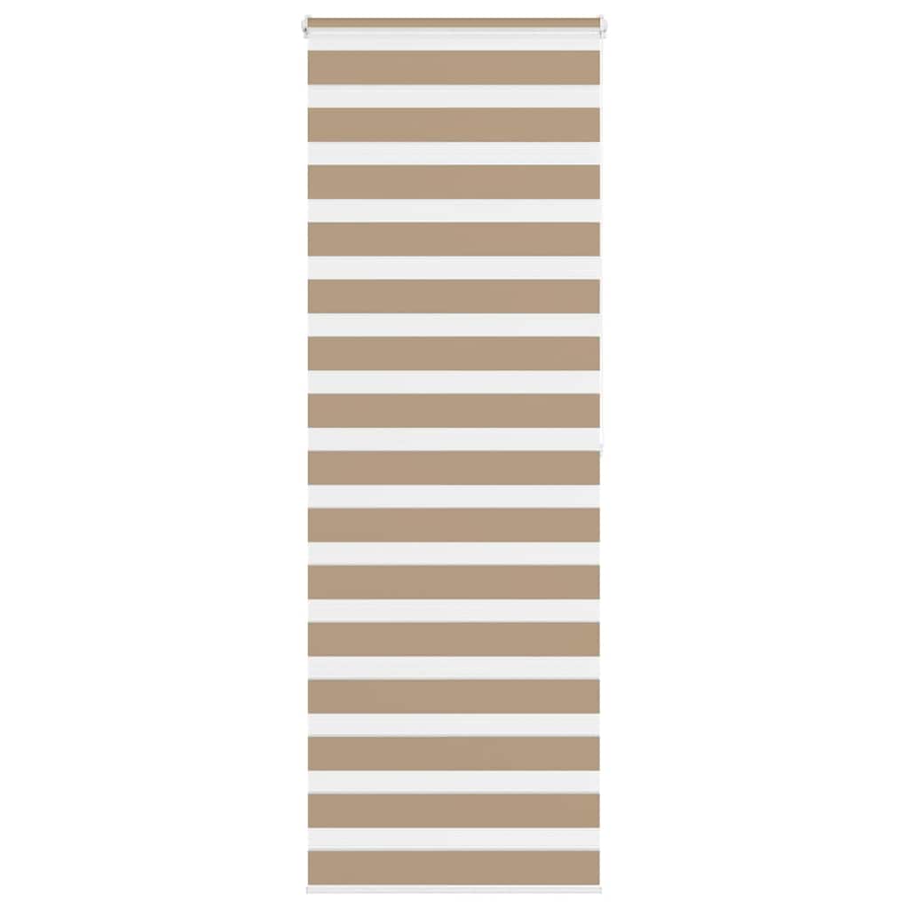 Zebra Blind 70x200 cm stofbreedte 65,9 cm polyester zandbruin