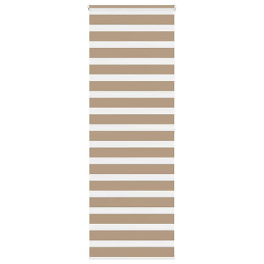 Zebra Blind 80x200 cm stofbreedte 75,9 cm polyester zandbruin