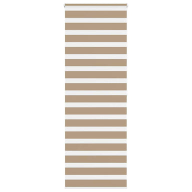 Zebra Blind 85x200 cm stofbreedte 80,9 cm polyester zandbruin