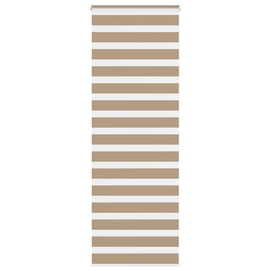 Zebra Blind 90x200 cm stofbreedte 85,9 cm polyester zandbruin