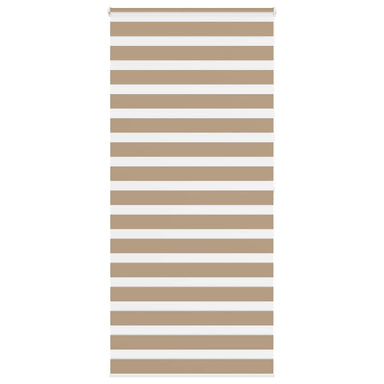 Zebra Blind 95x200 cm stofbreedte 90,9 cm polyester zandbruin