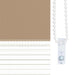 Zebra Blind 95x200 cm stofbreedte 90,9 cm polyester zandbruin