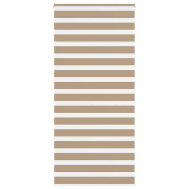 Zebra Blind 100x200 cm stofbreedte 95,9 cm polyester zandbruin