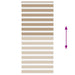 Zebra Blind 100x200 cm stofbreedte 95,9 cm polyester zandbruin
