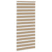 Zebra Blind 105x200 cm stofbreedte 100,9 cm polyester zandbruin