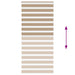 Zebra Blind 105x200 cm stofbreedte 100,9 cm polyester zandbruin