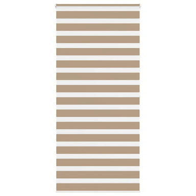 Zebra Blind 115x200 cm stofbreedte 110,9 cm polyester zandbruin