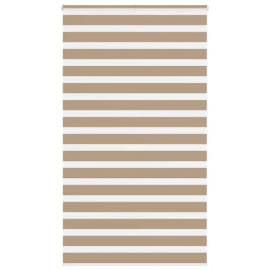 Zebra Blind 120x200 cm stofbreedte 115,9 cm polyester zandbruin