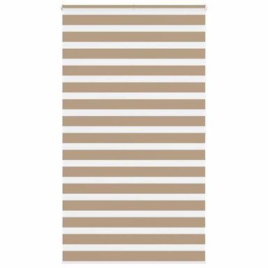 Zebra Blind 125x200 cm stofbreedte 120,9 cm polyester zandbruin