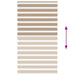Zebra Blind 125x200 cm stofbreedte 120,9 cm polyester zandbruin