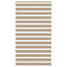 Zebra Blind 130x200 cm stofbreedte 125,9 cm polyester zandbruin
